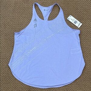 NEW Adidas Peloton Capable of Greatness Training Tank Top Large Violet Running
